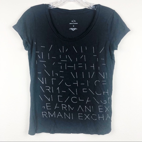 A/X Armani Exchange Tops - 🔥5 for 30 Armani Exchange Black T-Shirt D257
